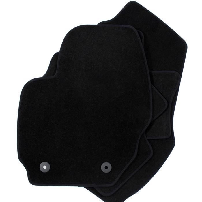 Tapis de sol - Toyota - Highlander Hybrid - Velours noir - 4 pièces - Antidérapant