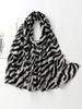 Elegant Women Retro Silk Scarf Leopard Zebra Print Wrap Shawl Lady Bandanas Hijab Beach Long Scarve Pareo Headscarf Fashion New