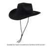 Rolled Brims Fedoras Hat Western Windproof Cowboy Hat Sunproof Cowboy Hat for Adult Fishing Cycling Hiking Camping  Camel