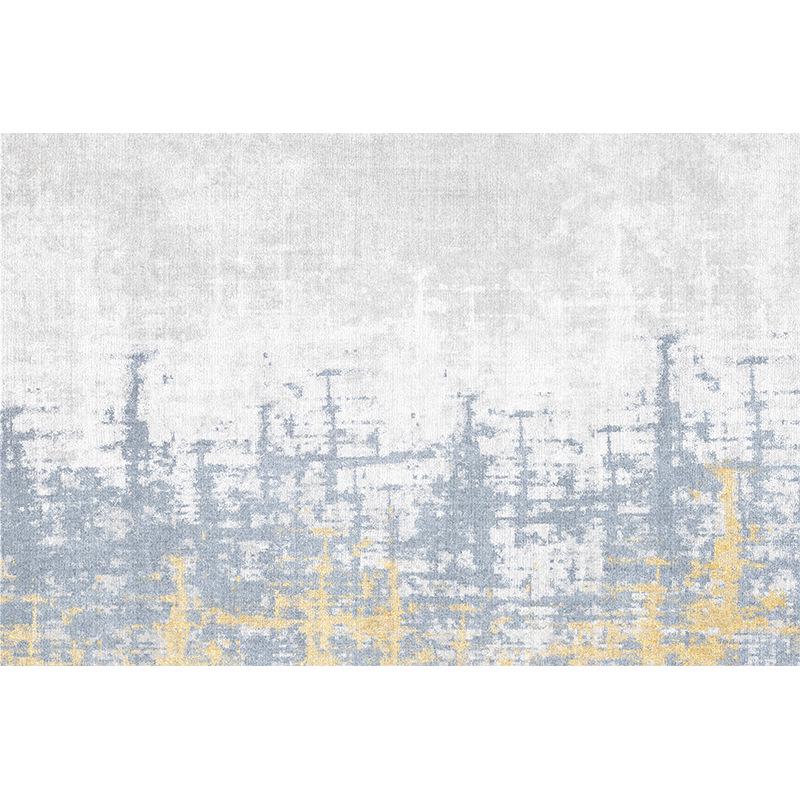 Dywan do salonu w stylu skandynawskim, antypoślizgowy: Wysokiej jakości koc na stolik kawowy i mata podłogowa do sypialni