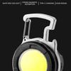 Portable Cob Keychain Flashlight Led Mini Work Lights Floodlight Type C Rechargeable Bottle Opener Outdoor Camping Light