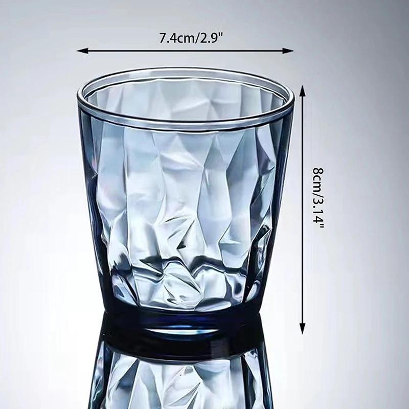 Shatterproof Acrylic Glasses, Reusable for Water/Beer/Champagne, Dishwasher Safe, Ideal for Parties.