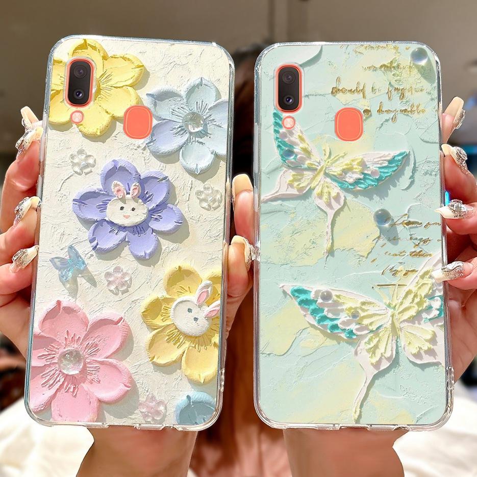 For Samsung Galaxy A20e Case SM-A202F Popular Fashion Painted Cover Soft Silicone Phone Case For Samsung A20e A202F Fundas Coque