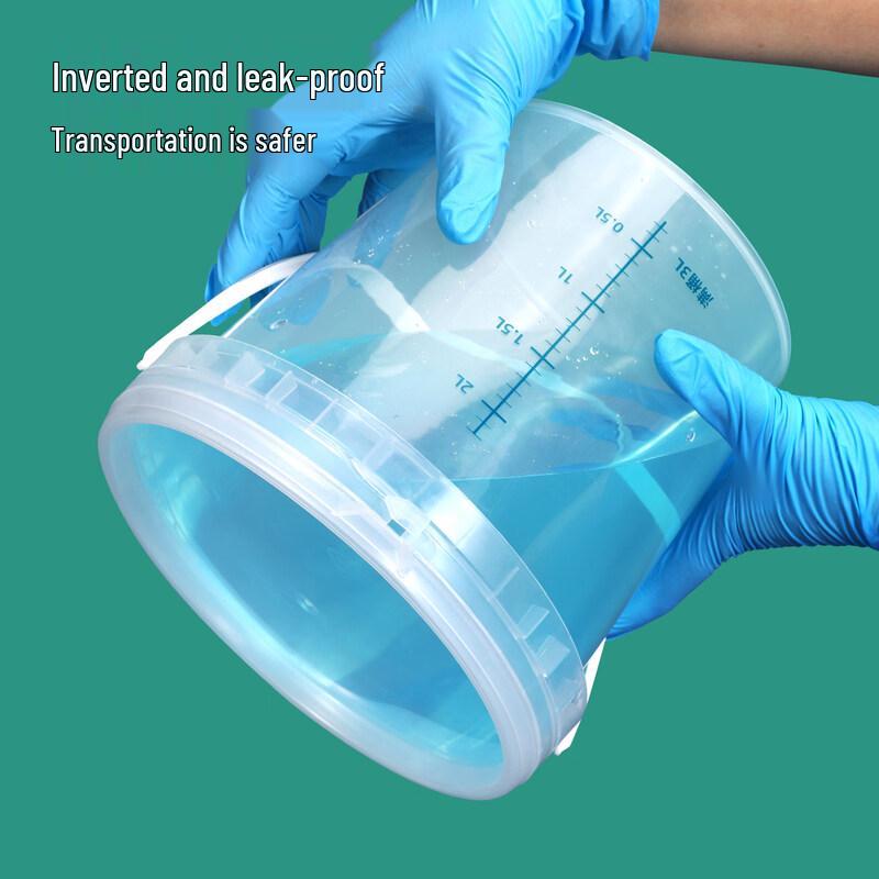 ZISIZ Graduated Disinfection Bucket with 24-Hour Timer