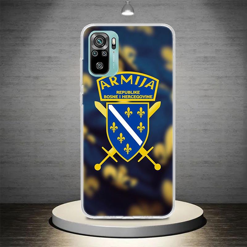 Bosnien und Herzegowina Flagge Handyhülle Schale Für Xiaomi Redmi 9C 10C 12C 13C 14C 12 13 10A 10 9A 9 9T 8A 8 7A 7 6A 6 Pro K80 K70