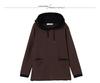 Women's Plus Size Velvet Hooded Sweatshirt - 2025 Autumn/Winter Mid-Aged & Sister Collection