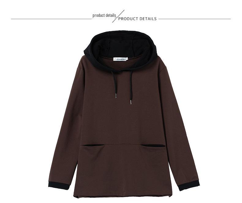 Women's Plus Size Velvet Hooded Sweatshirt - 2025 Autumn/Winter Mid-Aged & Sister Collection