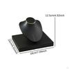 Collar Display Mannequin Necklace Stand Jewelry Organizer PU Leather Versatile And Sturdy Model