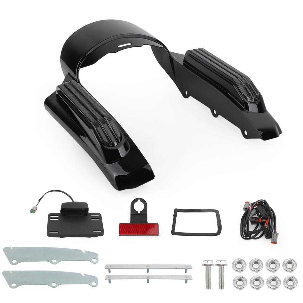 Rear Fender LED Light Fit for Touring Road King FLHR Street Glide FLHX