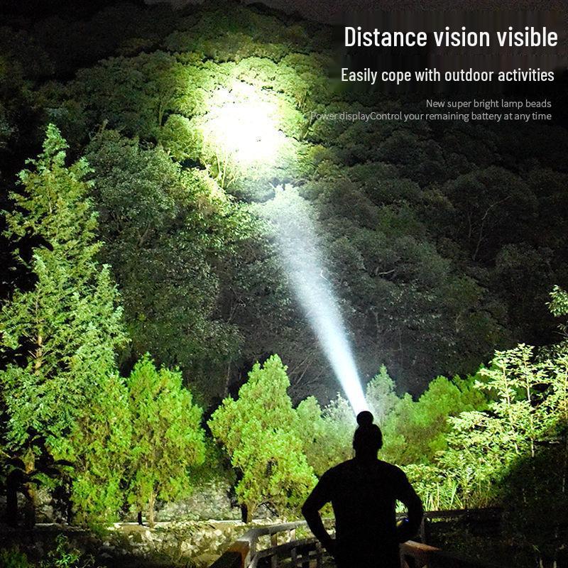 Rechargeable Strong Light Headlamp: Super Bright, Long Range, Head-Mounted Xenon Flashlight for Night Fishing and Mining