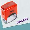 Printtoo Discard Self Inking Rubber Stamp Pre,Inked Office Stamp, Home Office Business Stationery, 38 x 14 mm,