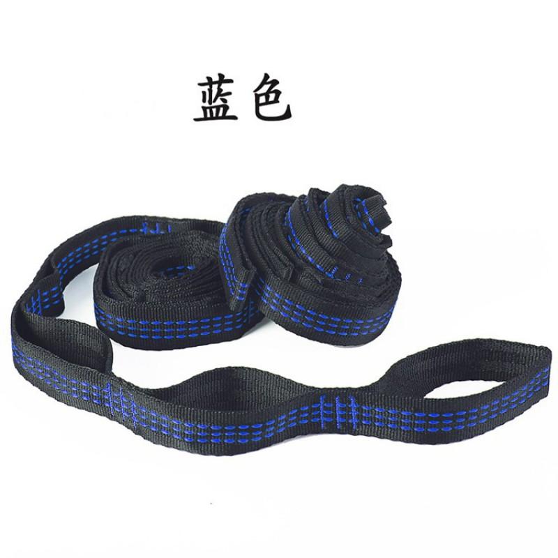 Heavy Duty Hammock Tree Straps With Double Loops Adjustable Webbing Camping Outdoor Relaxation