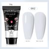 Colla per Estensione Nail Art UV Solida Senza Vassoio di Carta Estensione Rapida Modello di Cristallo Colla per Fototerapia Unghie Colla di Cristallo 15ml