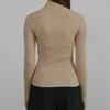 Gnarly Twist Point Half Neck Slim Pullover Eq4kl264