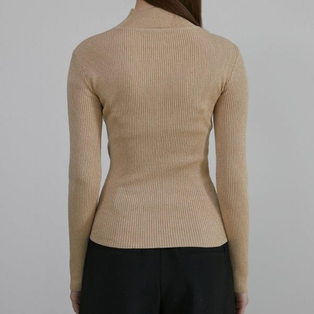 Gnarly Twist Point Half Neck Slim Pullover Eq4kl264