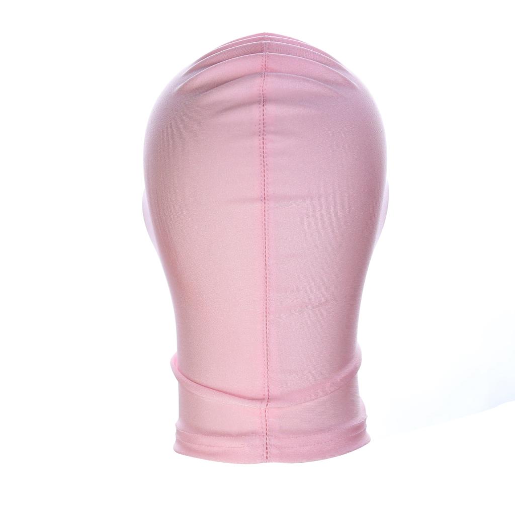 Pink Fetish Harness Head Hood Slave Game Open Eyes Mouth Face Mask Erotic Sex Toys Role Play for Couples Master Gay Adult