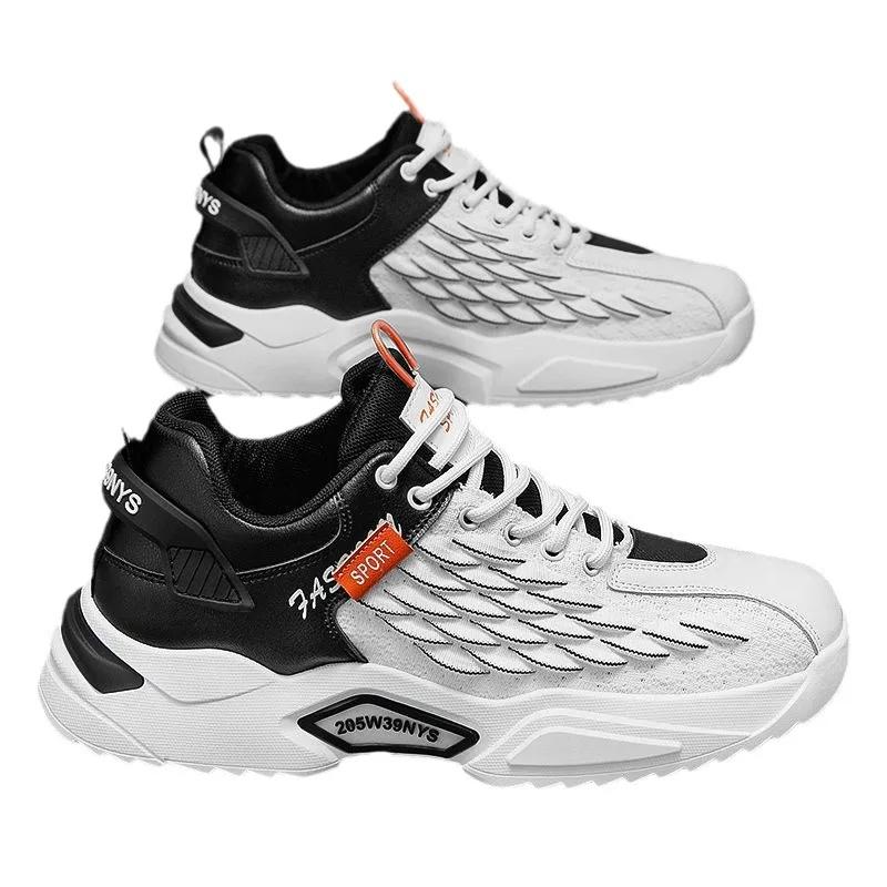 Herren Mesh Sportschuhe Modisch Vielseitig Atmungsaktiv Rutschfest Abriebfest Laufschuhe Outdoor Reise Freizeitschuhe