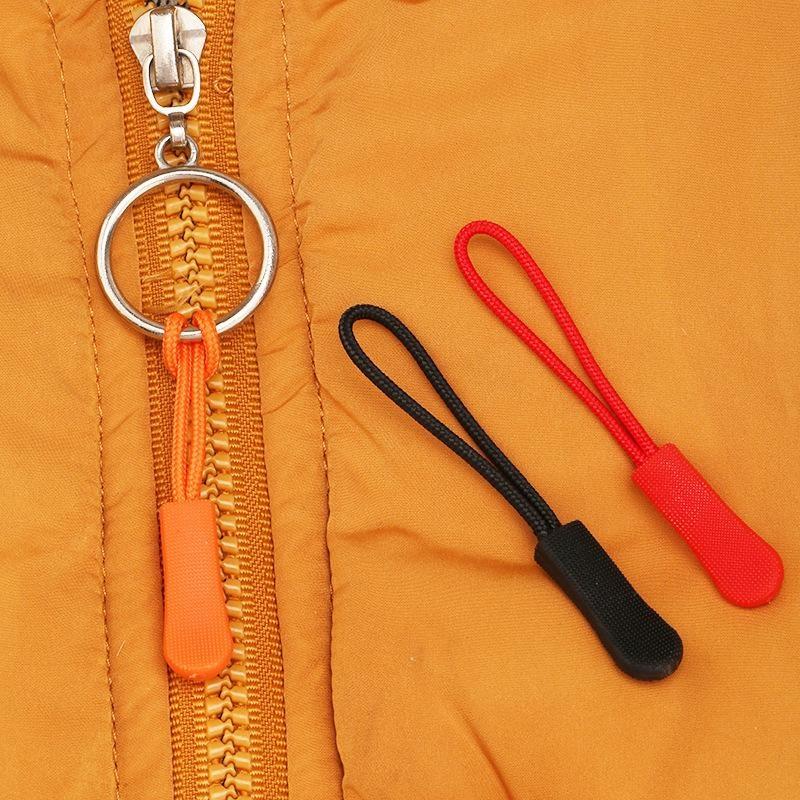 50Pcs Zipper Pull Puller End Fit Rope Tag Replacement Clip Broken Buckle Fixer Zip Cord Tab Travel Bag Suitcase Tent