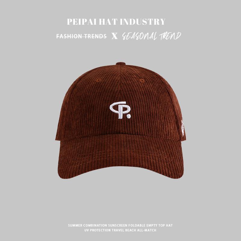 

Baseball cap spring and autumn fashion versatile wide brim cover face warm hat female tide adjustable