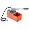 Hydrostatic Test Pump 6.06 L Hydraulic Manual Water Pressure Tester, Dual Valve Hydrostatic Water Pipe Leakage Pressure Test Pump Kit with Gauge &