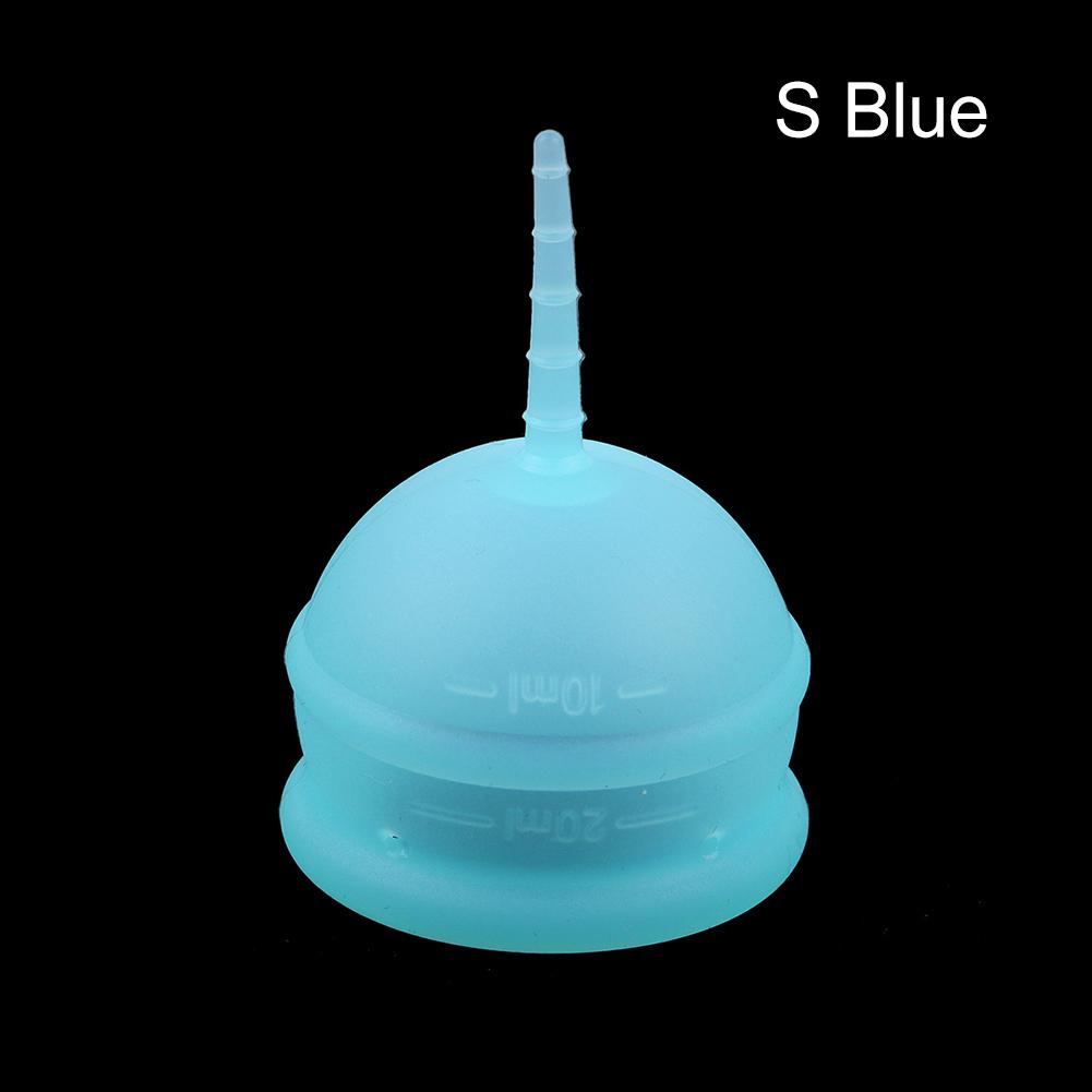 Silikon Menstruationstasse Feminine Hygiene Lady Verhindert Seitenleckage Periodensammler Vaginalpflege