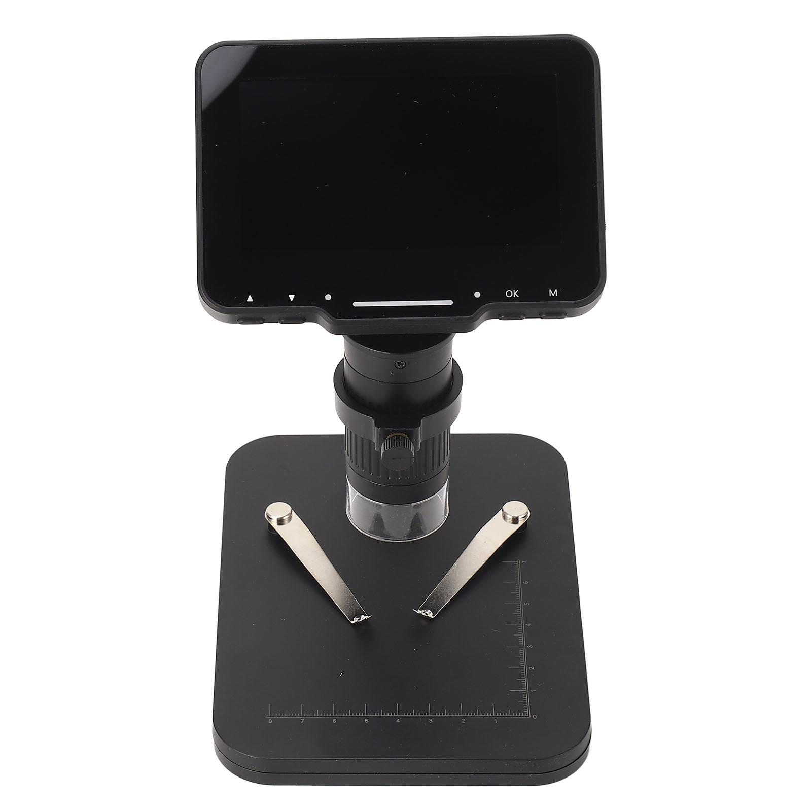 

Цифровой микроскоп 4.3in IPS экран 1000X инспекционный микроскоп со светодиодной подсветкой для электроники