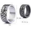 Minimalist Textured Unisex Ring Stylish New Finger Ring for Men Women