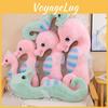 Colorful Seahorse Plush Toy Large Stuffed Animal Doll For Kids Cartoon Style Horse Design
