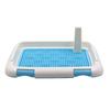 Toilette per cani in rete con parete di simulazione Accessori per vasino portatile per animali domestici Forniture per animali domestici per addestramento di pipì per cani