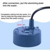 Ny 5V USB Dimgenerator 4 LED-lampor Bubbelgenerator Vattenfontän Atomiserande Huvuden Färgglada Ljus Landskapsspray Akvarium