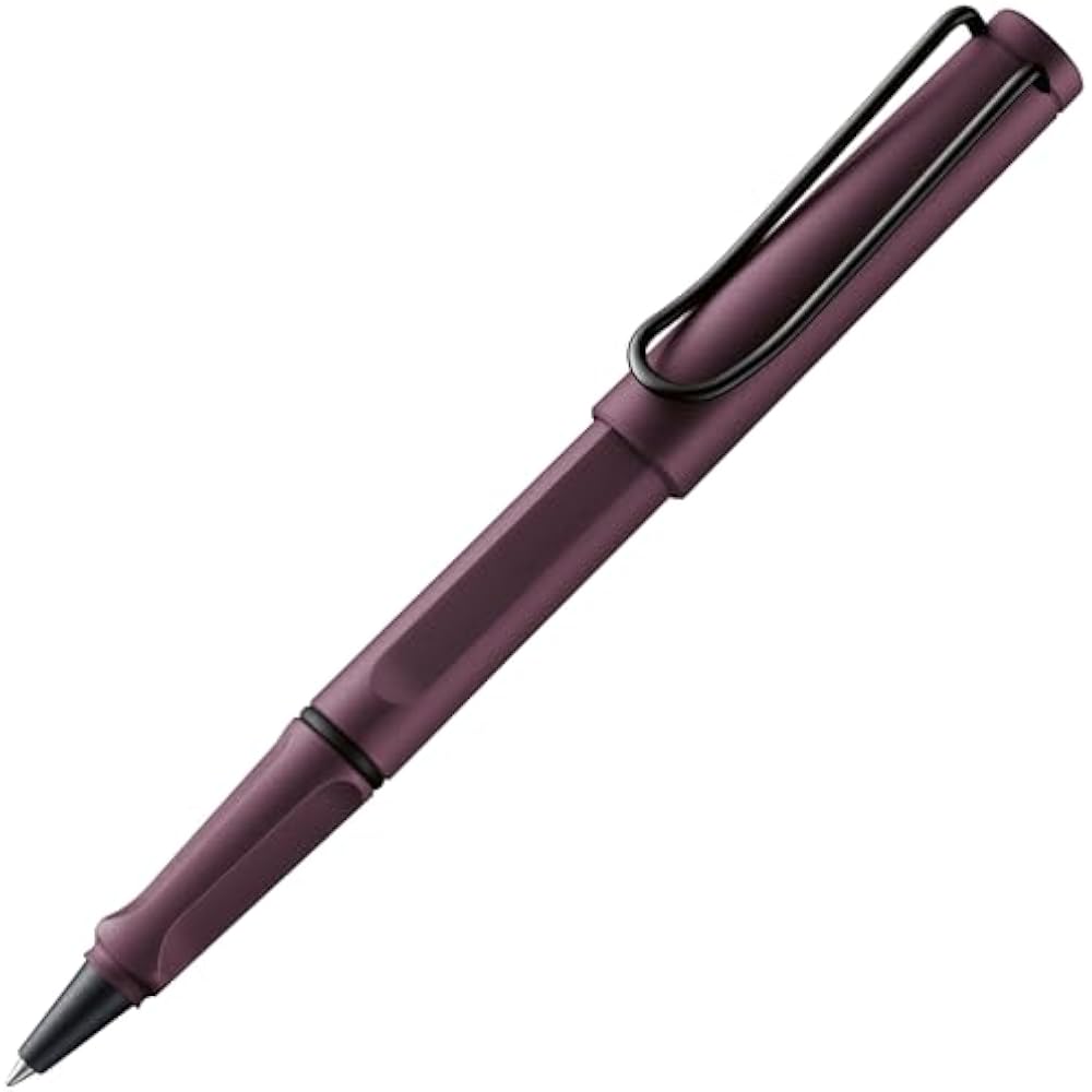 LAMY (Ramy) Safari Scarlet (Scarlet) Rollerball Pen - Ergonomic Grip Line Width M - Comfortable f...
