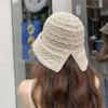 Summer New Sun Hat Women's South Korea Dongdaemun Weaving Hollowed Out After Split Fork Sun Protection Hat Fisherman Hat Children
