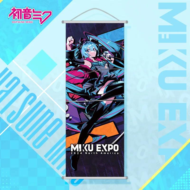 Peinture Murale Toile Déroulante Anime Hatsune Miku Toge Décoration Intérieure Affiche Anime Art Mural Décoration de Chambre Cadeau de Noël