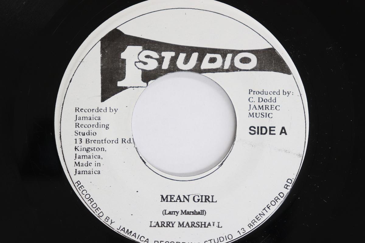 

7inch Record LARRY MARSHALL - Mean Girl NONE Studio One Jamaica Reggae, Ska & Dub Used