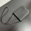 Row wind niche imported first-layer cowhide commuter mini bucket bag minimalist wind shoulder portable oblique span mobile phone bag