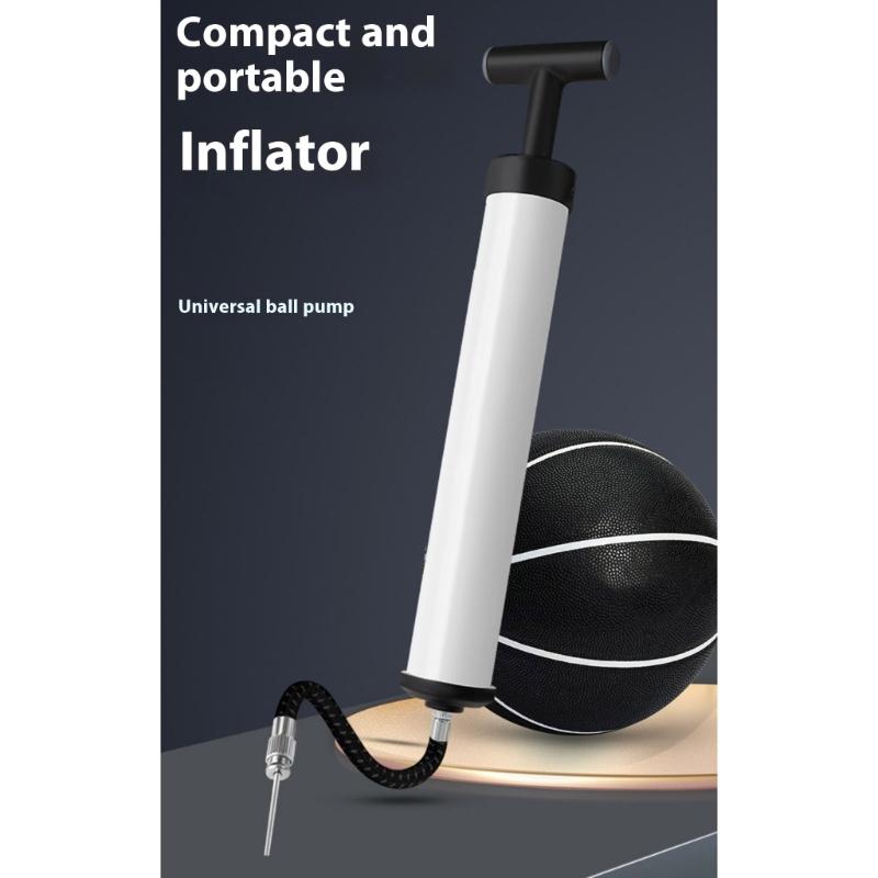 Manual Ball Pumps Portable Air Pumps Inflator Sports Ball Pumps with Needle, Hoses, Nozzle Hand Pumps for Volleyballs