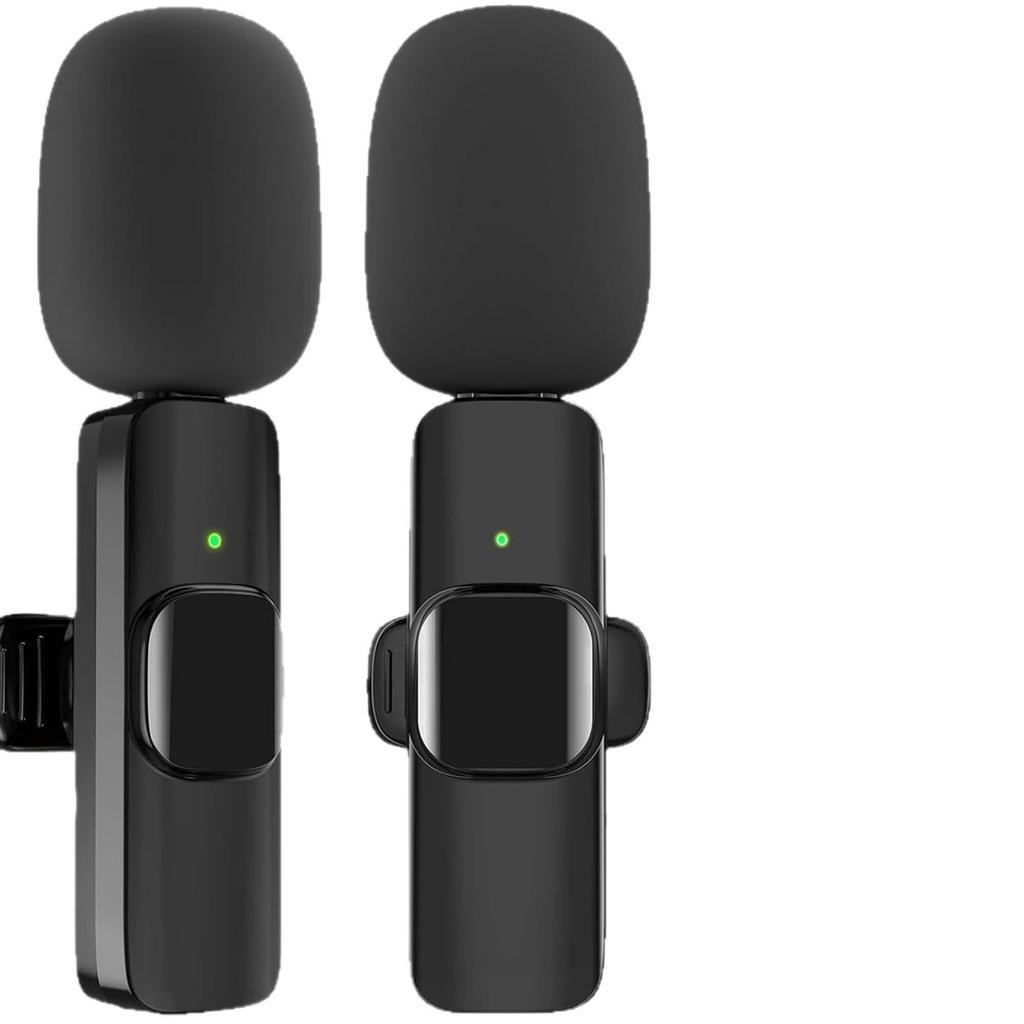 K9 Wireless Collar Microphone Set with K8 Dual Converter & K1 Sponge Cover.