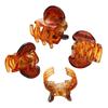 Mini Plastic Claw ClipsCute Bangs Clips 50 Buckets of Black Coffee Hair Clips