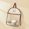 Mesh Storage Bag Large Capacity Wardrobe Organizer Breathable Hanging Storage Net for Underwear Socks Towels Bedroom Dorm Travel