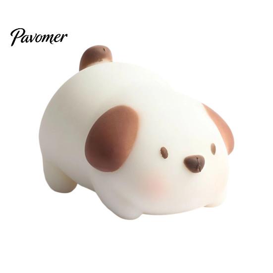 Tactile Fidget Toys Animal Stress Relief Squeeze Toy, Slow Rising Pig Sensory Relieving Office Desk Soft Dog Toy for Kids Adults Compact