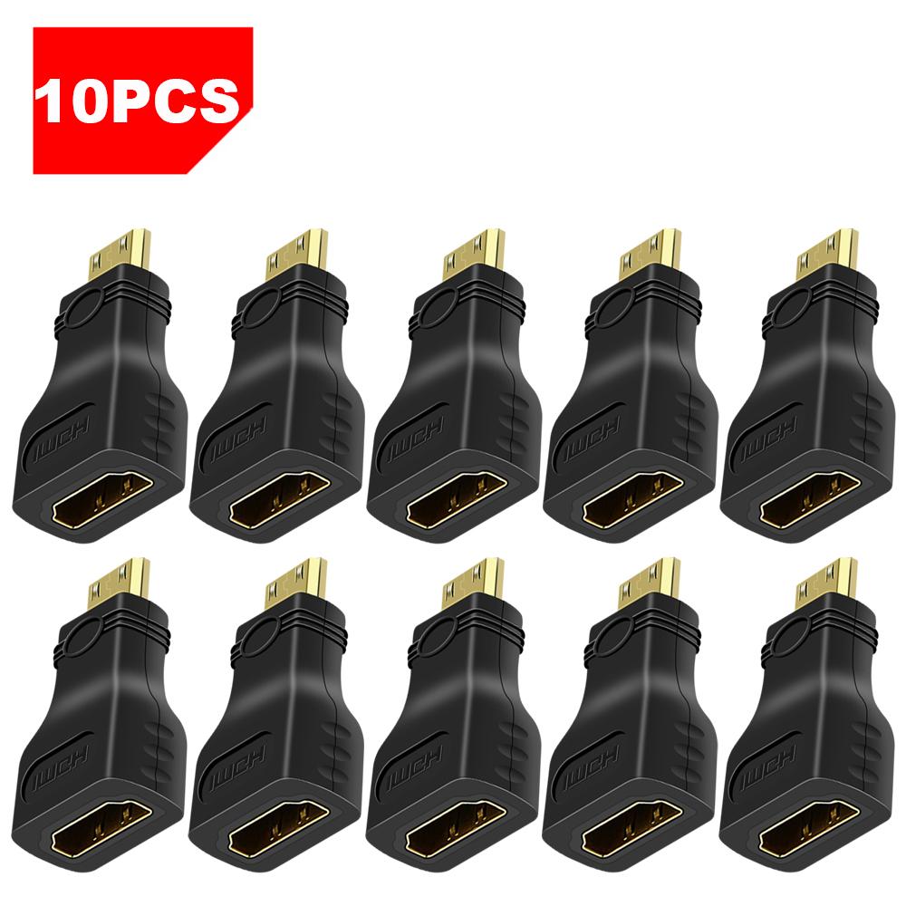 MINI HDMI MALE TO HDMI A FEMALE ADAPTER Converter HDMI To MINI HDMI Adatper 1080 P 2K 4K FOR MINI PC HDTV HD CAMERA 5504