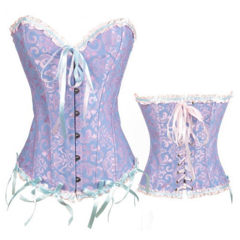 Palace Shapewear Strapless Waist Slimming Sexy Jacquard Corset Dress Wear Tight Fishbone Bra