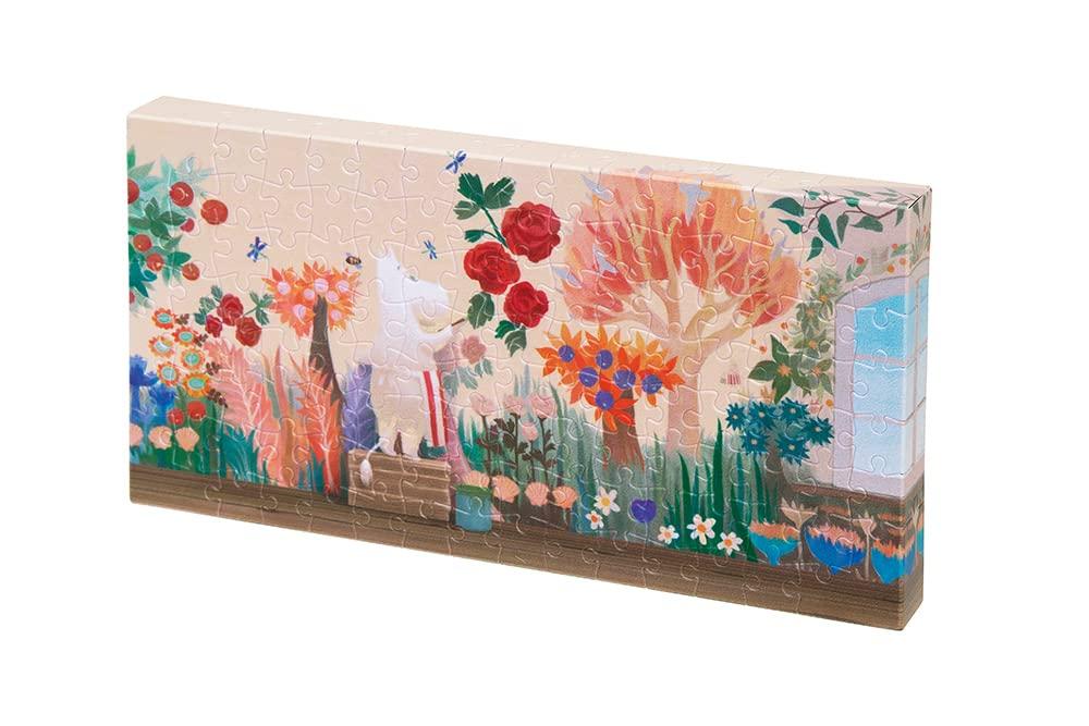 

120-Piece Jigsaw Puzzle: Moomin and Moominmamma s Wall Painting [Canvas Puzzle]