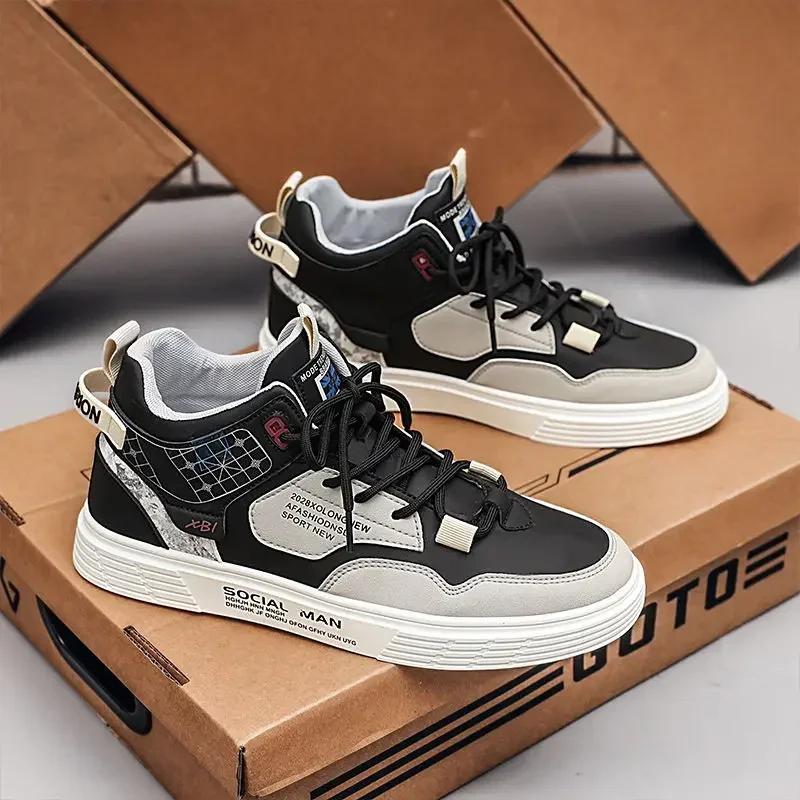 Fashion Male Shoes Hiking Men's Boots Trendy 2025 Lace Up Outdoor Fashion Size 44 45 Footwear Classic Low Price Offer In Promotion Sale