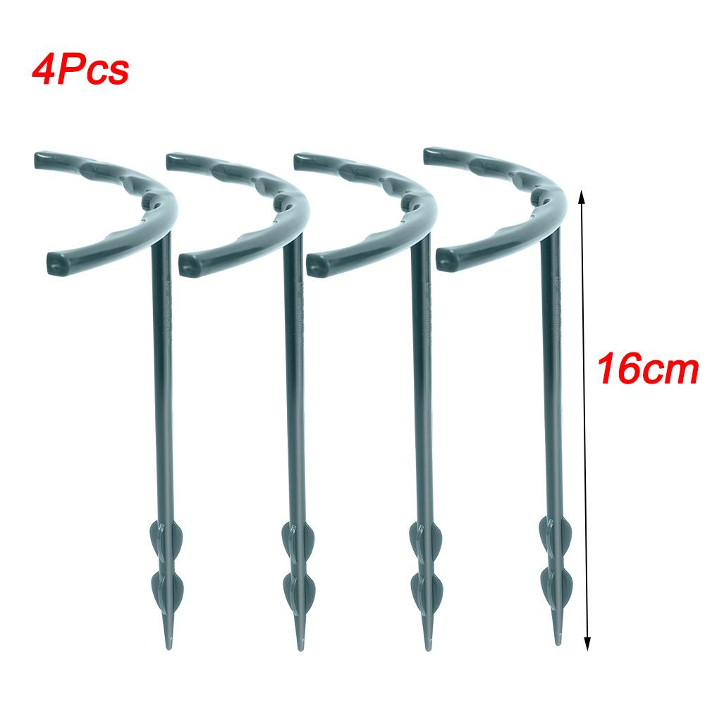 2/4/6Pcs Plastic Support Pile Stand Plant Support Pile for Flowers Greenhouses Arrangement Fixing Rod Holder Garden Tools