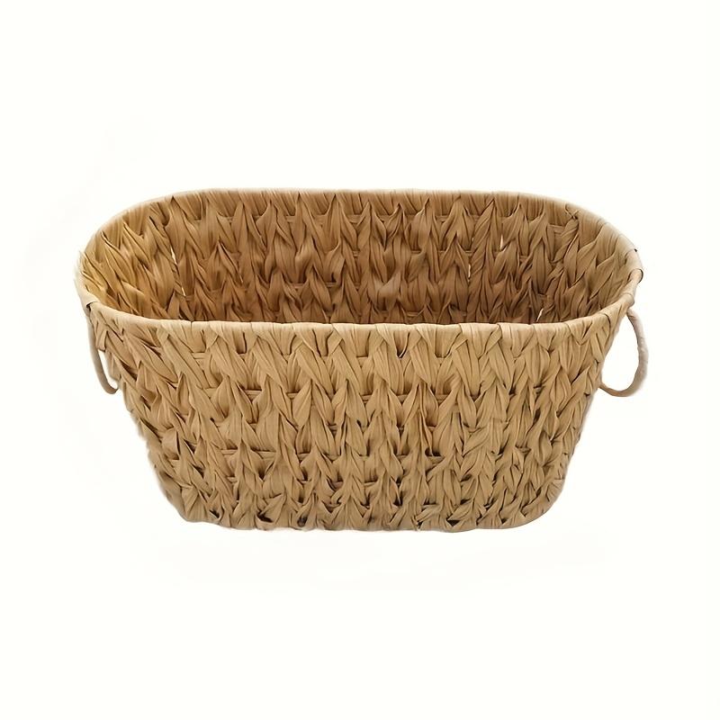 Home Handmade Basket Rattan Basket Plastic Bedroom Storage