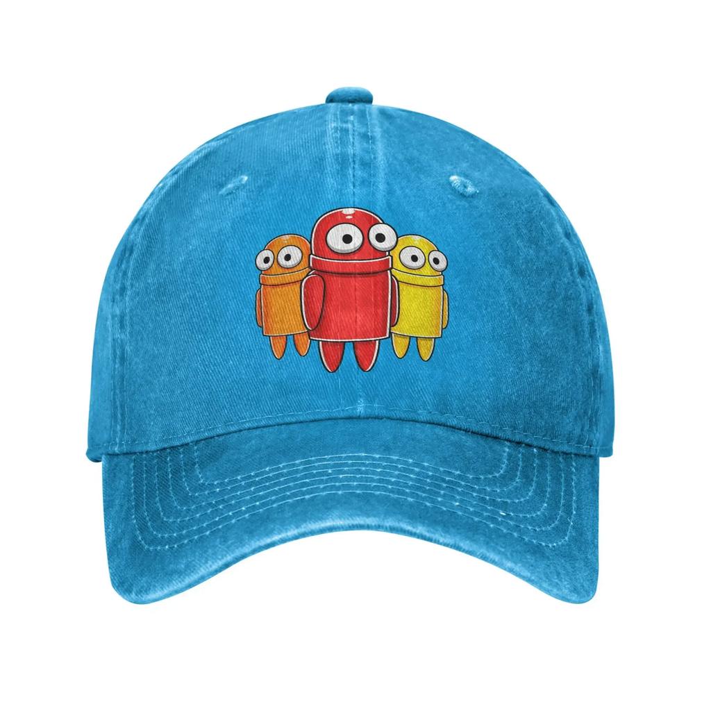 R.E.P.O. Robot Horror Games Unisex Style Baseball Caps  Distressed Denim Washed Hats Cap Vintage Adjustable Snapback Hat