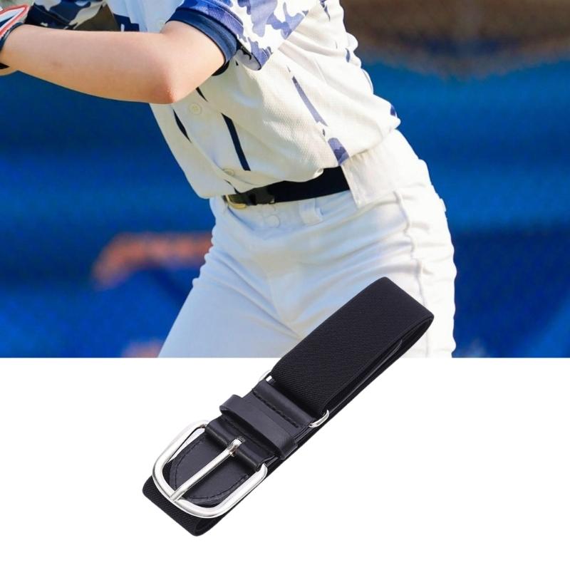 Baseball Belt Solid Color Softball Waist Belt Adjustable Elastic Comfortable Wearing Waistband Waist Band for Sports