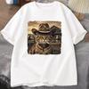 Cat Lover Casual Short Sleeve Tshirt Vintage Western Cowboy Cat Graphic T Shirts Unisex Cat Owner Country Western Casual Tee