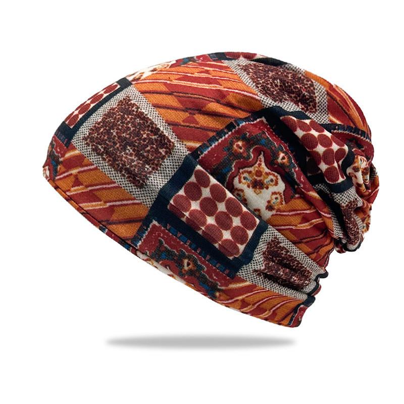 Letter Print Women Hat Double Layer Pullover Breathable Windproof Cap Artistic